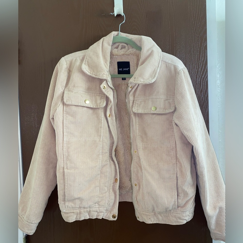 Me Jane furry corduroy jacket